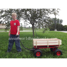 All Terrain Pull Along Red Wagon / Cart / Trolley / Truck